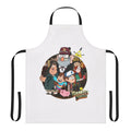 Gravity Falls inspired cartoon apron with characters and logo