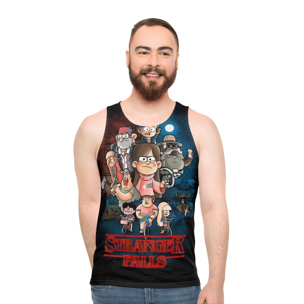 Gravity Falls x Stranger Things Unisex Tank Top