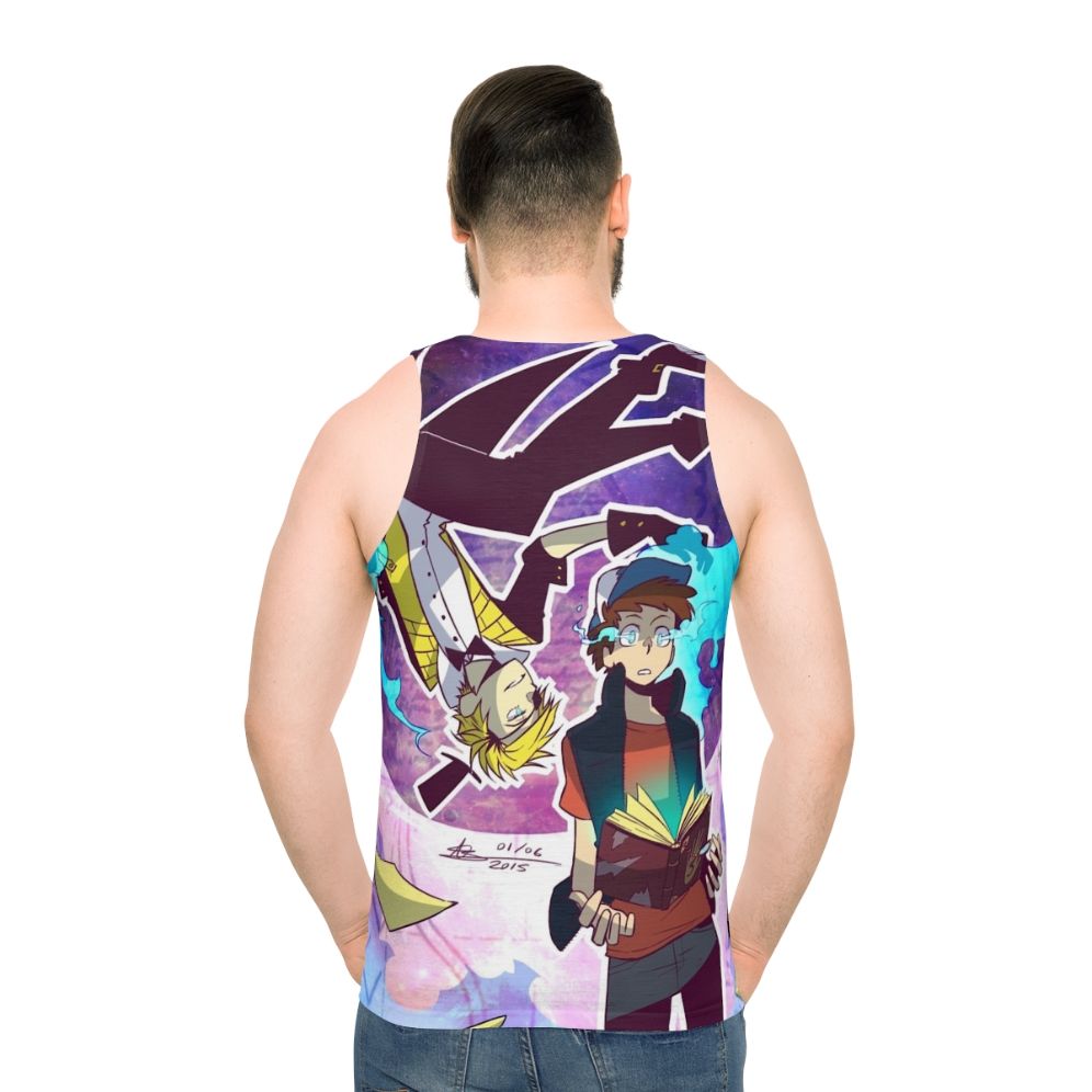 Gravity Falls Unisex Tank Top with Bill Cipher and Dipper Pines