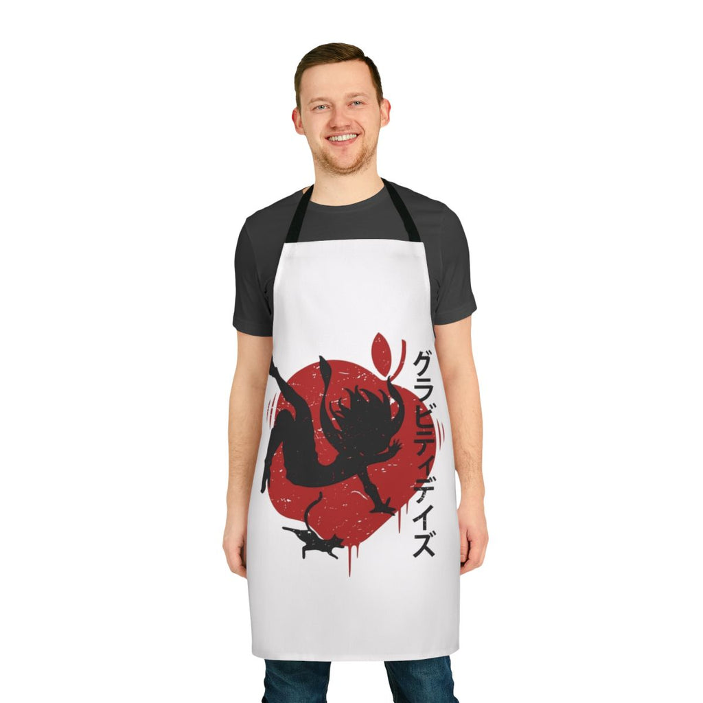 A stylized illustration of the Gravity Rush video game character wearing an apron