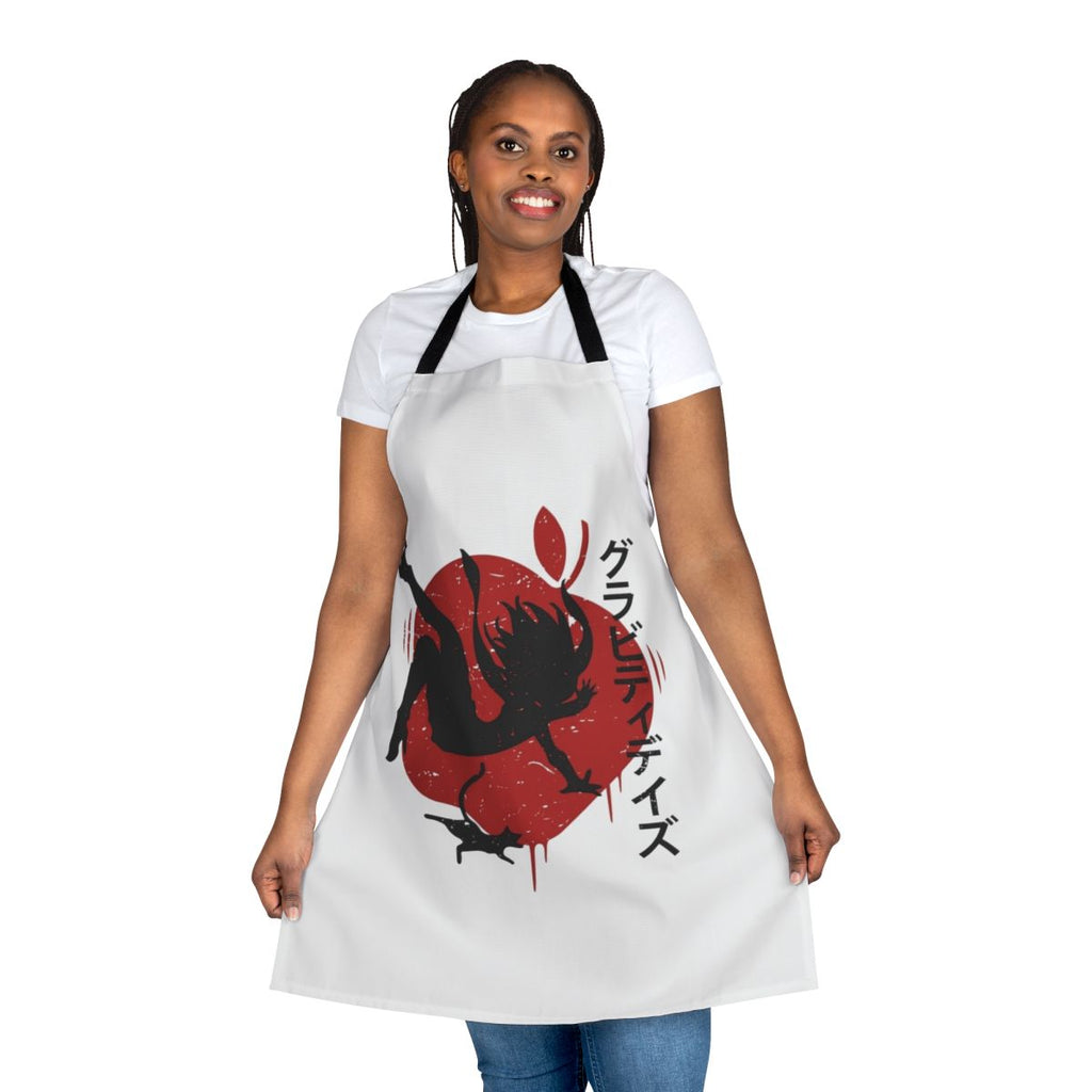 A stylized illustration of the Gravity Rush video game character wearing an apron