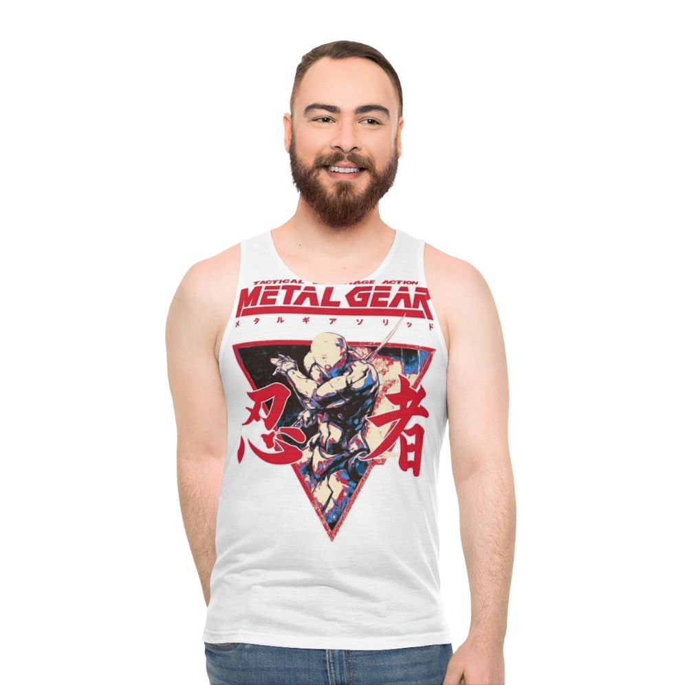 Gray Fox inspired unisex metal gear tank top