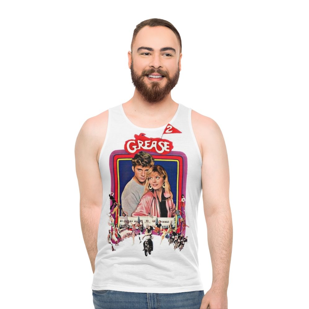 Grease 2 retro 80s unisex tank top