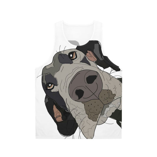 Unisex Great Dane Dog Portrait Tank Top