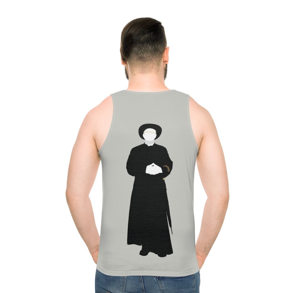 Unisex tank top with great detectives and father brown design