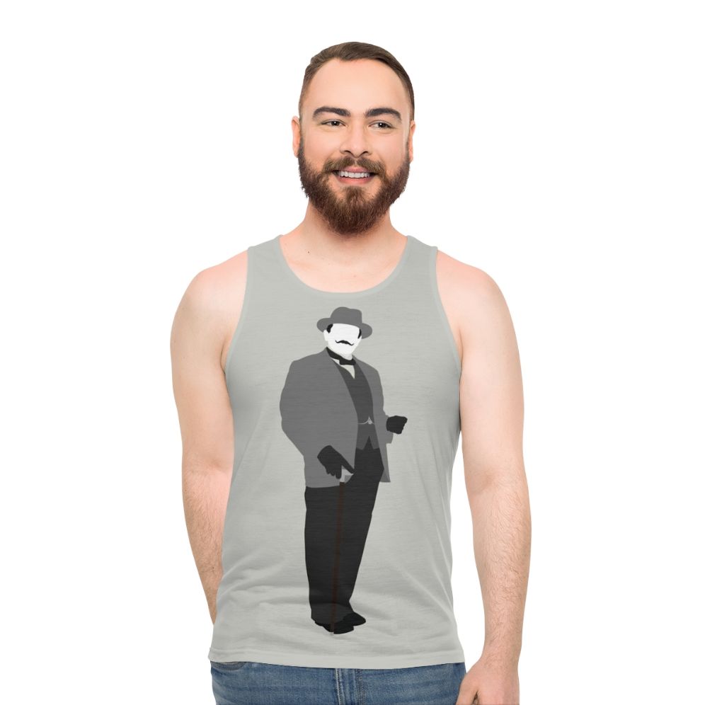 Great Detectives Hercule Poirot Unisex Tank Top