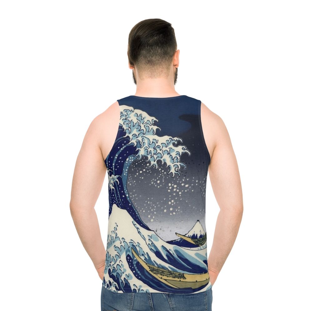 Great Wave Kanagawa Inspired Night Unisex Tank Top
