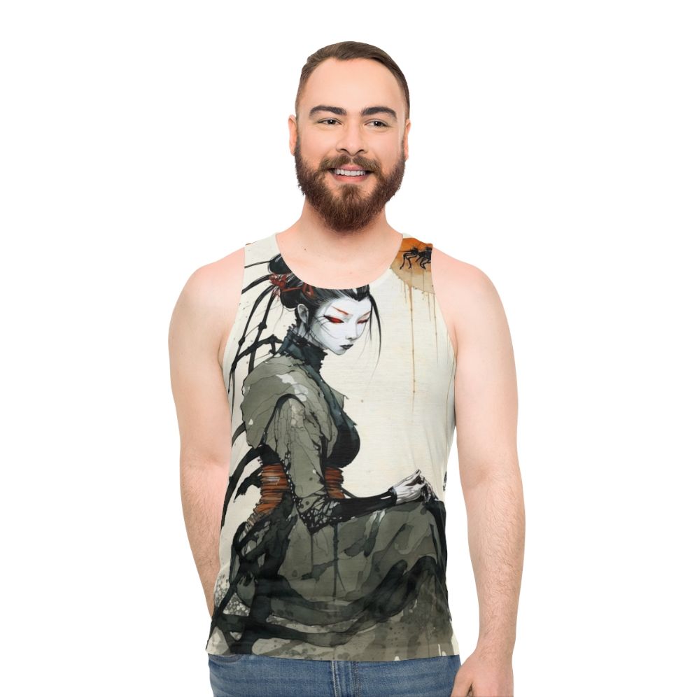 Greek mythology Arachne the spider goddess unisex tank top