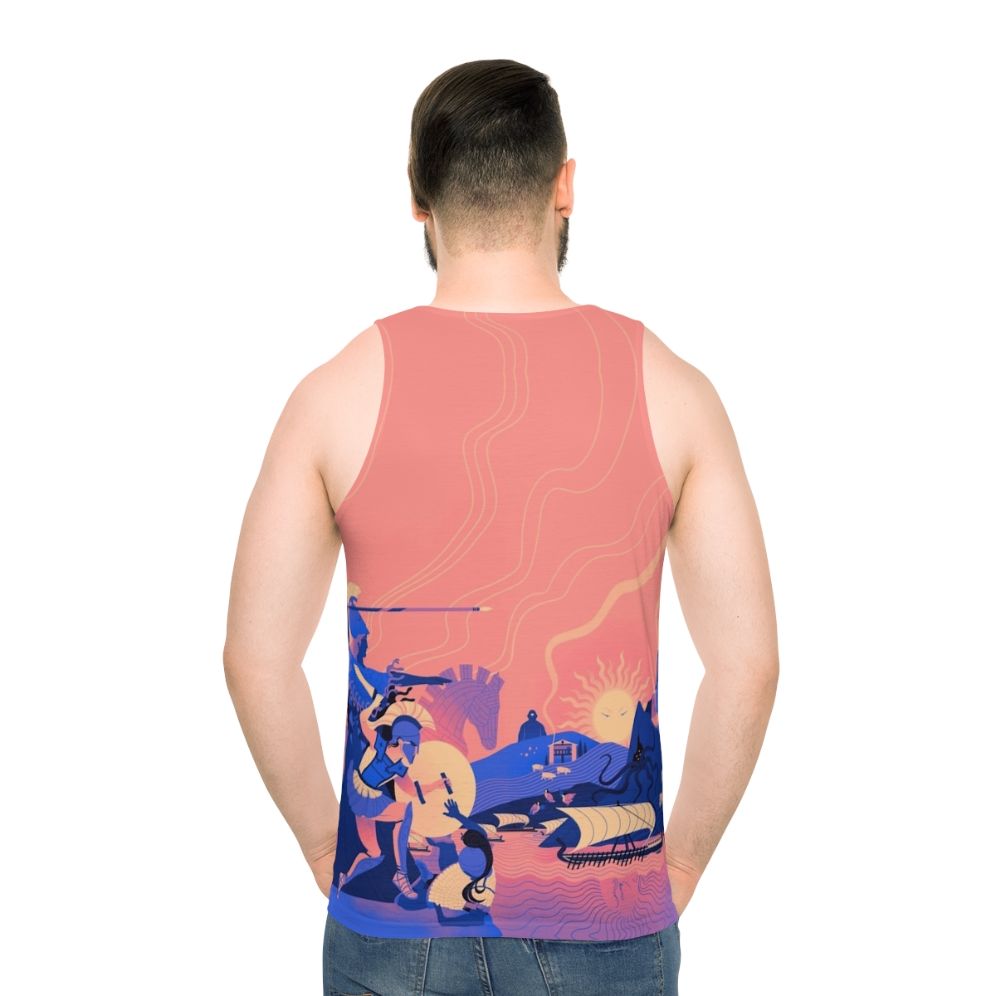 Unisex tank top with Greek mythology inspired design