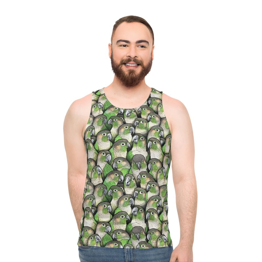 Green Cheeked Conure Unisex Tank Top