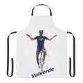 Green apron featuring a bullet design, ideal for road cycling enthusiasts