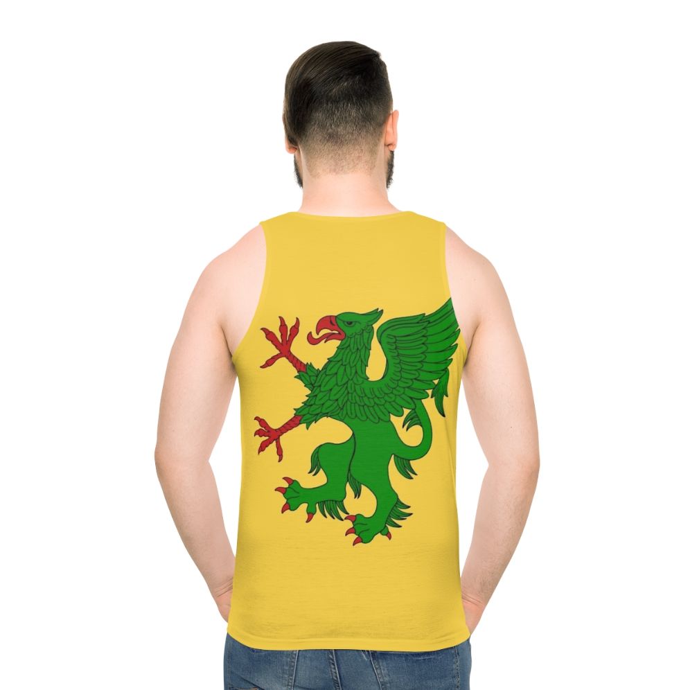 Green griffin unisex tank top