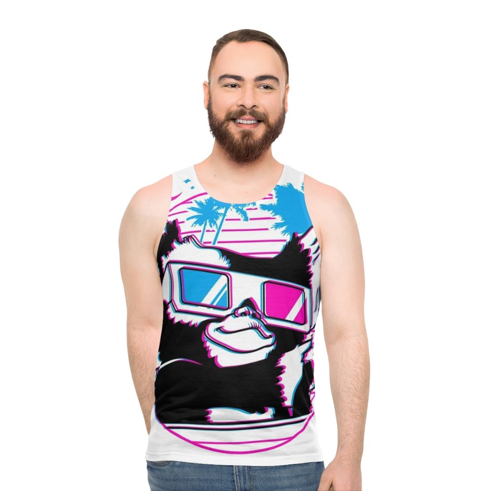 Gremlin-inspired 80s retro unisex tank top
