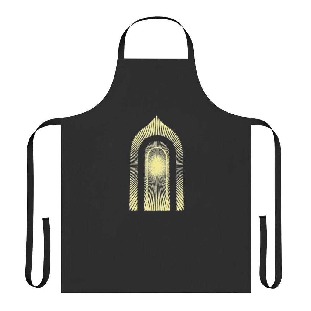 Greta Van Fleet inspired apron featuring the album artwork for "The Battle at Garden's Gate"