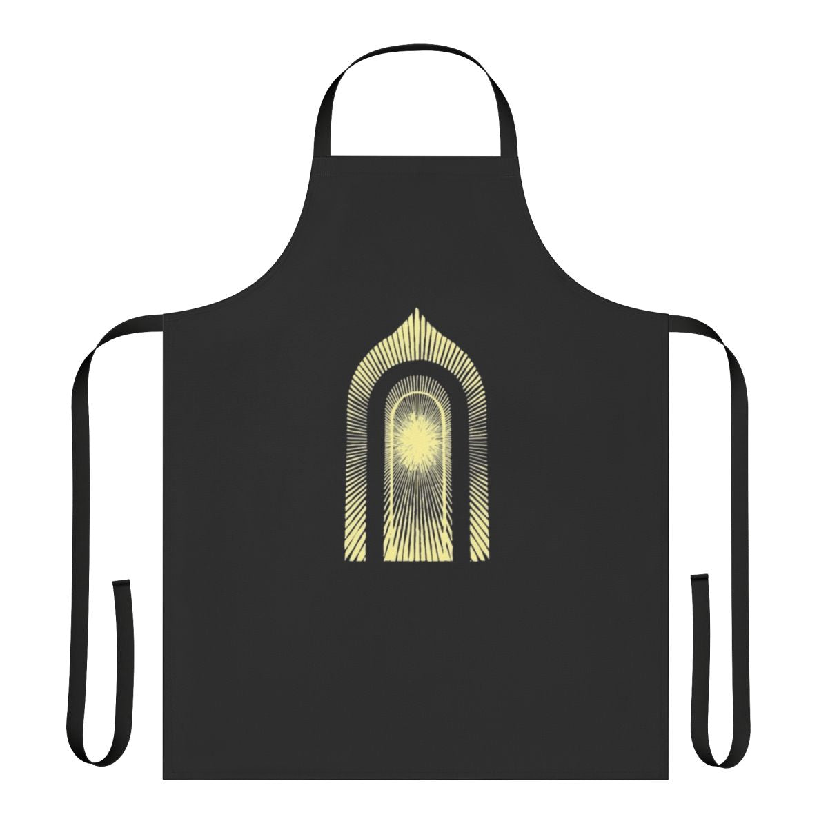 Greta Van Fleet inspired apron featuring the album artwork for "The Battle at Garden's Gate"