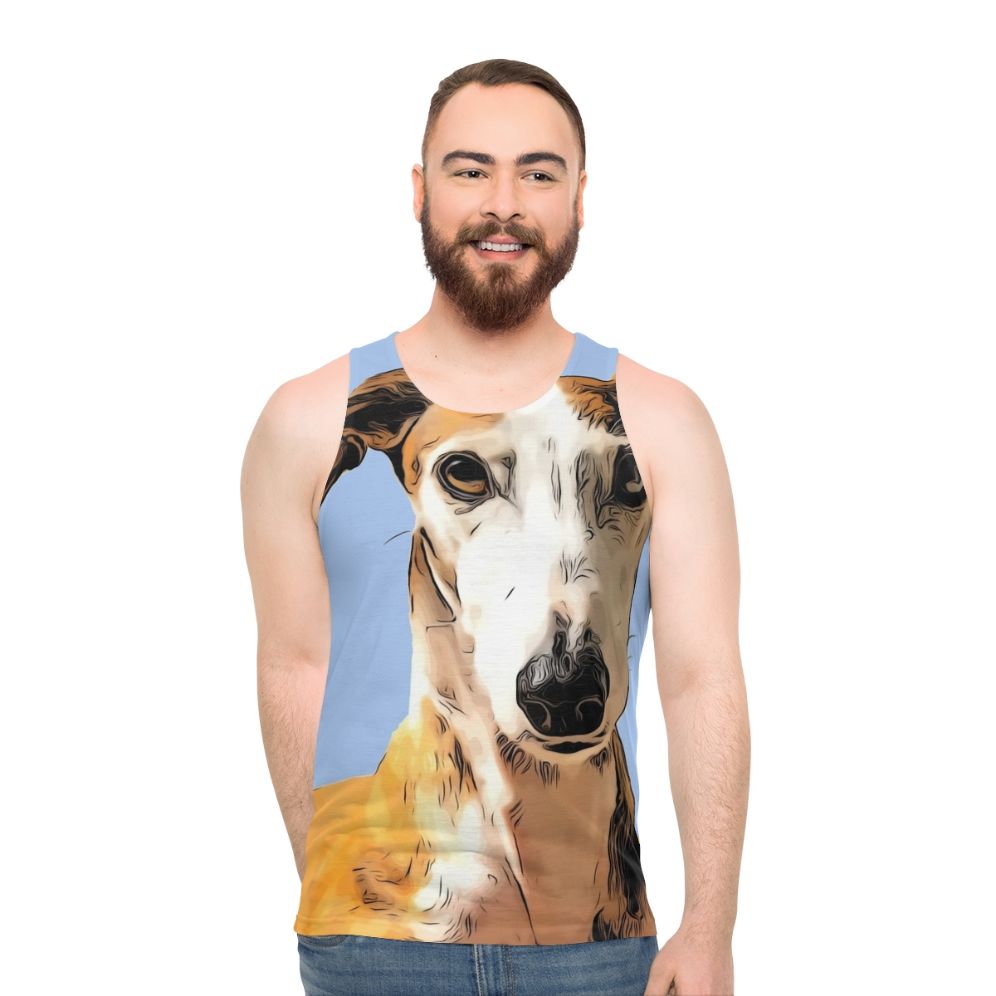 Grey Hound Unisex Tank Top