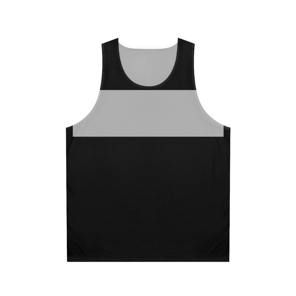 Grey Stripe Logan's Run Sandman Unisex Tank Top
