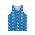 Grey unisex tank top