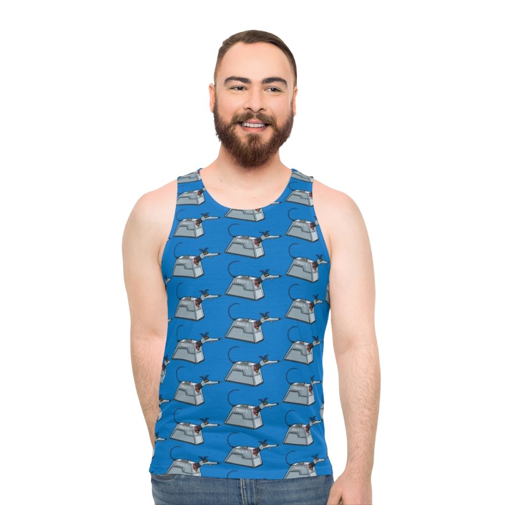 Grey unisex tank top