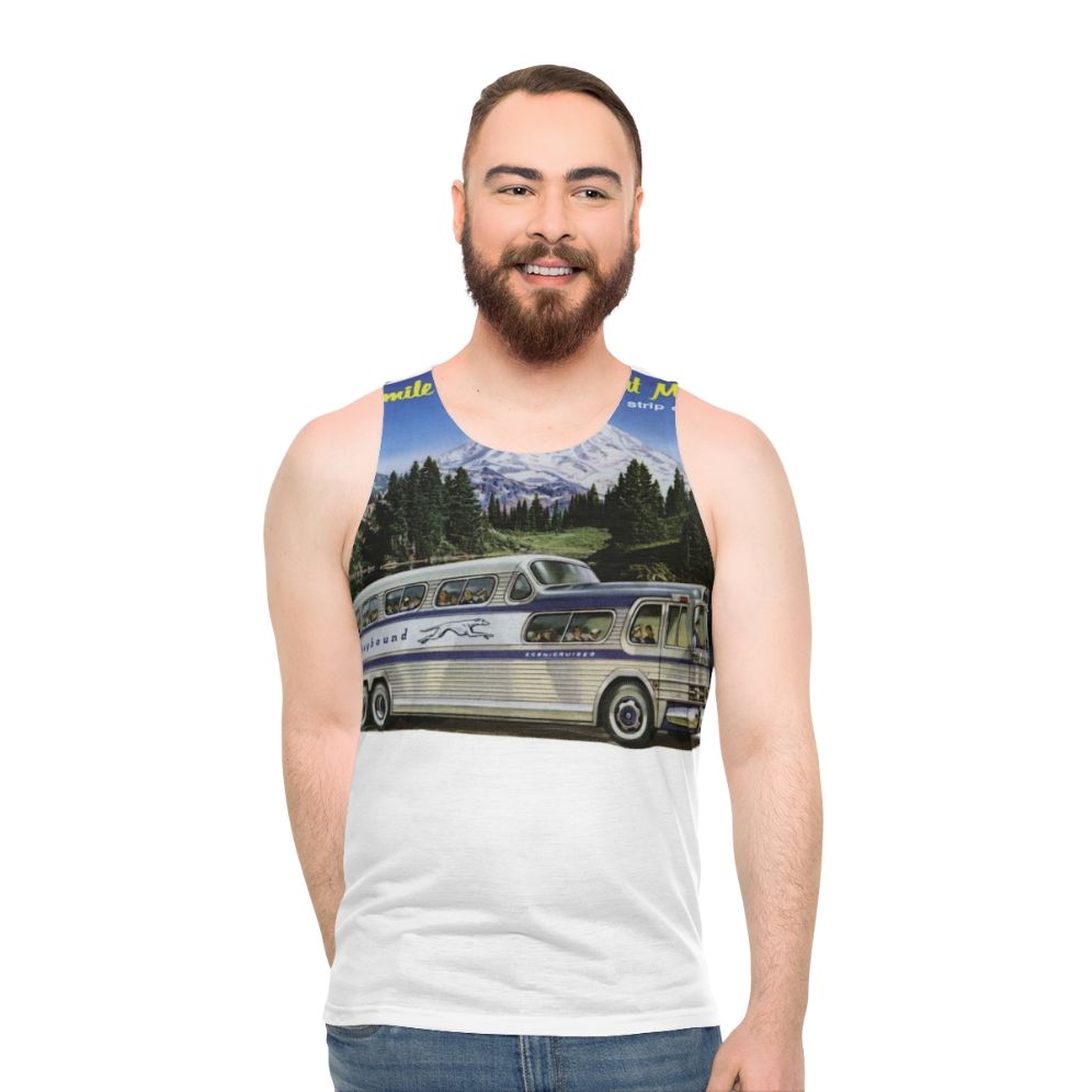 Vintage Greyhound 1950s Unisex Tank Top