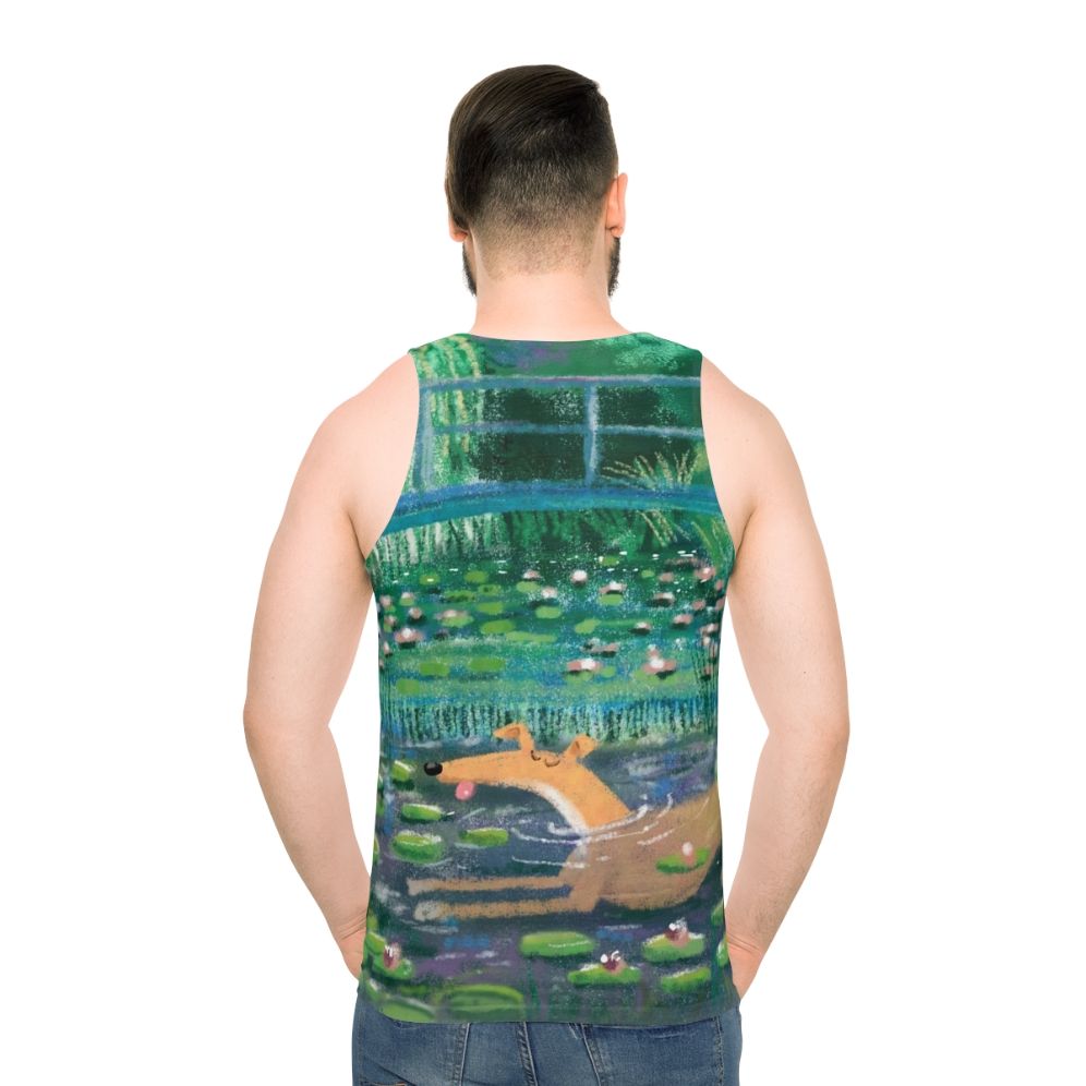 Greyhound Impressionism Unisex Tank Top