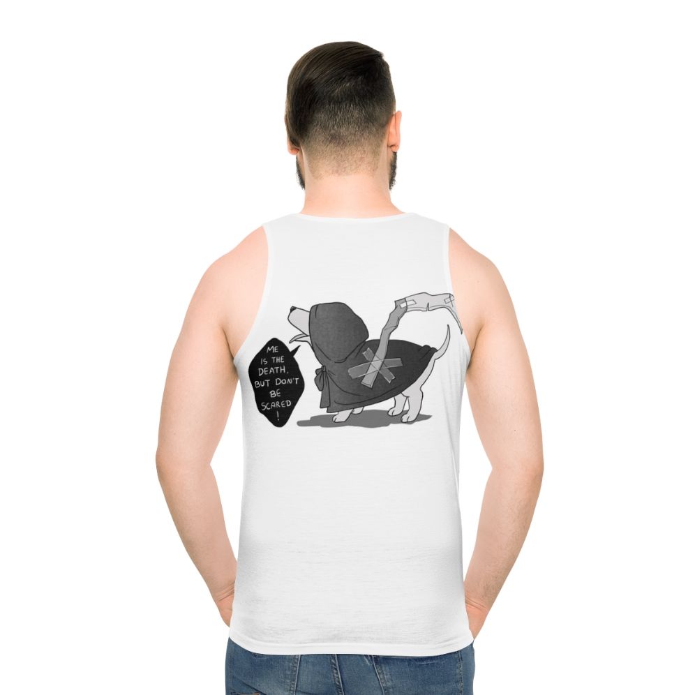 Grim Reaper Dog Unisex Tank Top