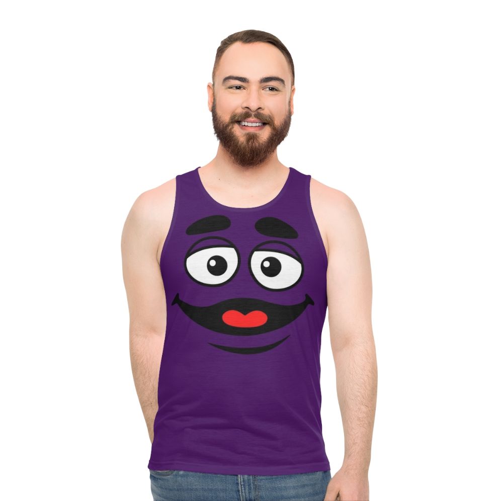 Grimace Face Unisex Tank Top
