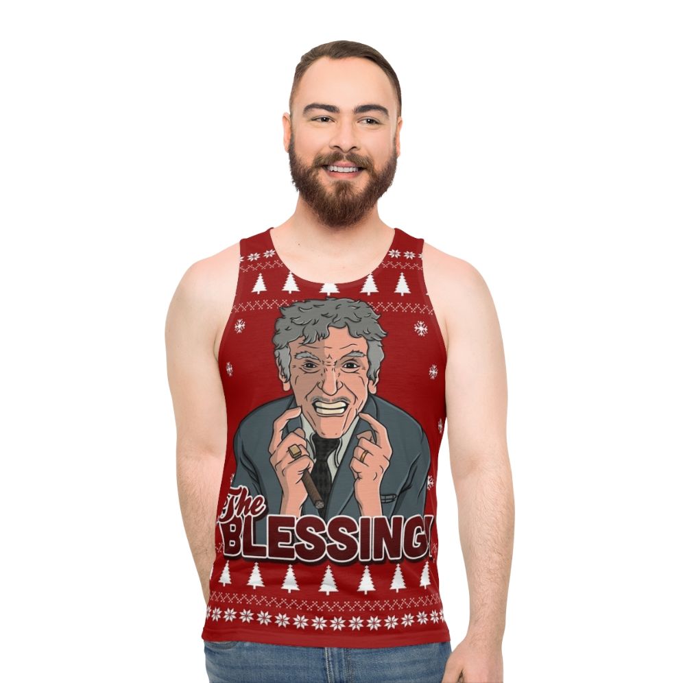 Unisex tank top with Griswold family Christmas vacation design