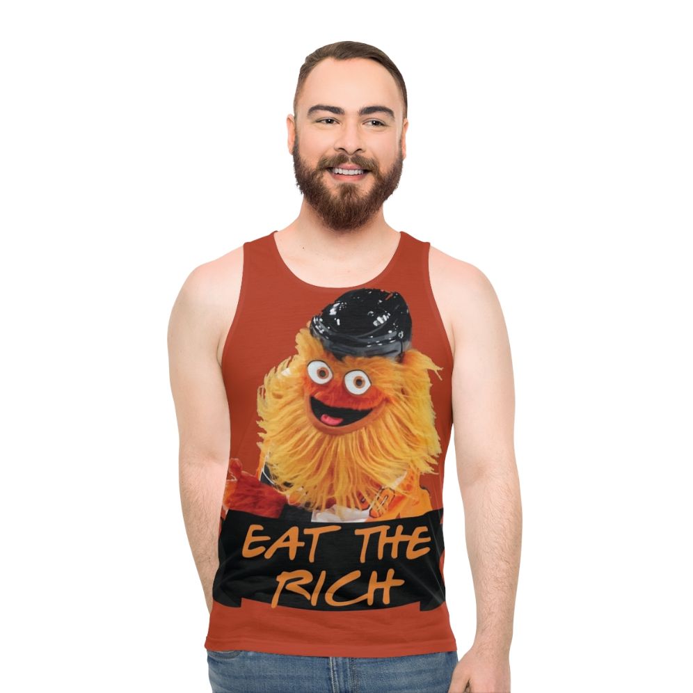 Gritty Philadelphia Flyers "Eat The Rich" Unisex Tank Top