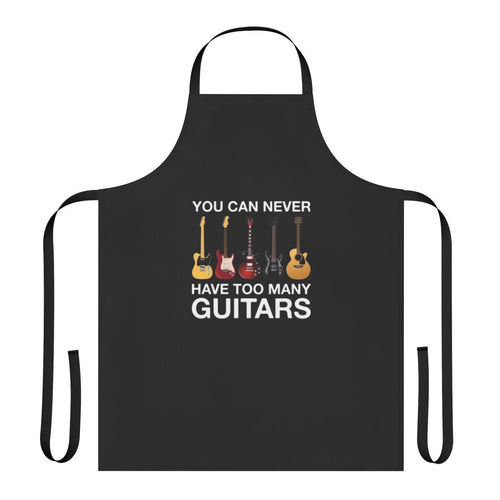 Guitar-themed apron for music enthusiasts