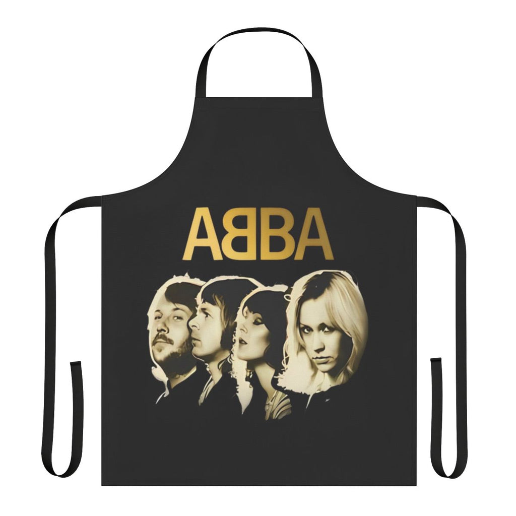 Retro-style apron featuring ABBA's iconic "Dancing Queen" imagery