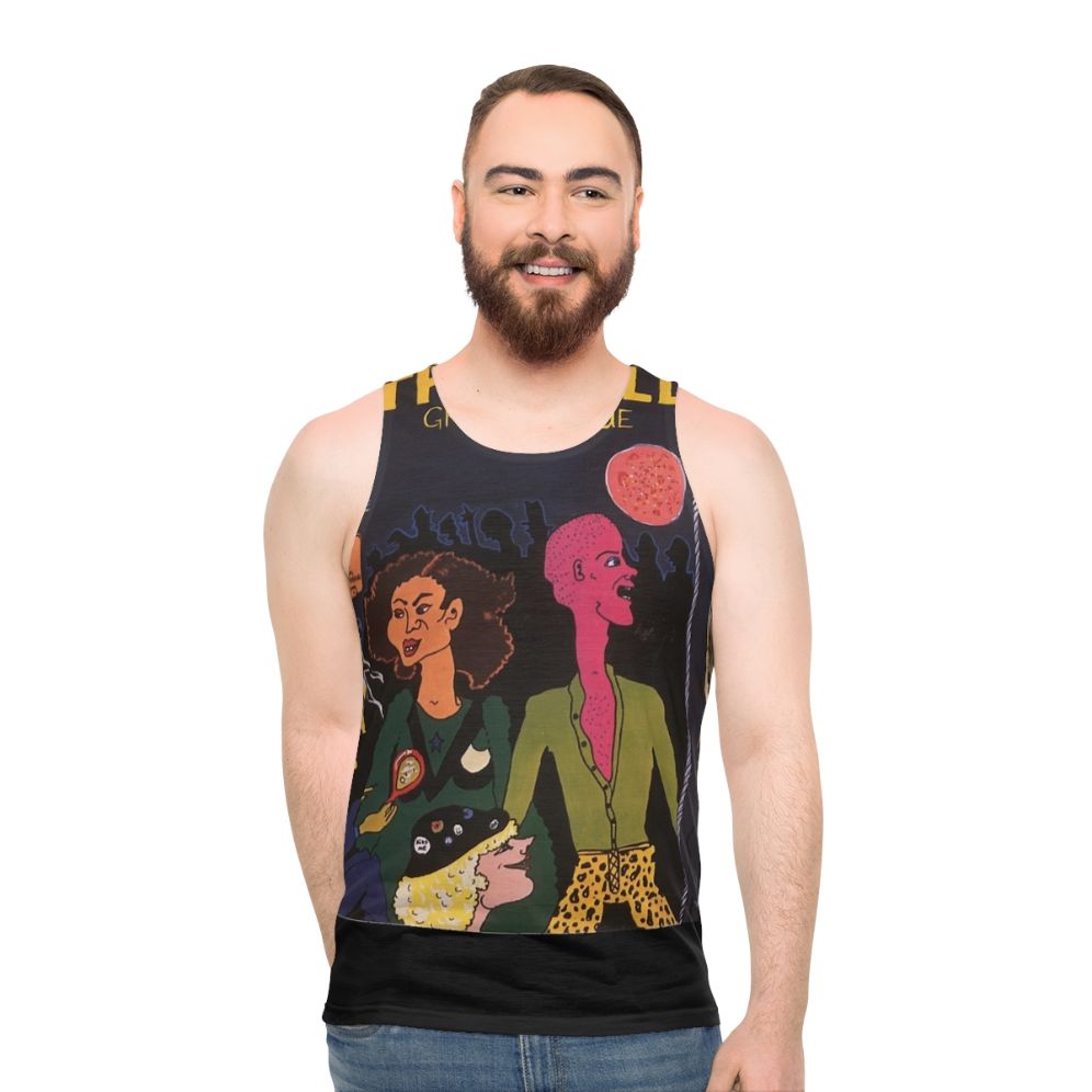 Grotesque The Fall Classic Unisex Tank Top with minimalist design