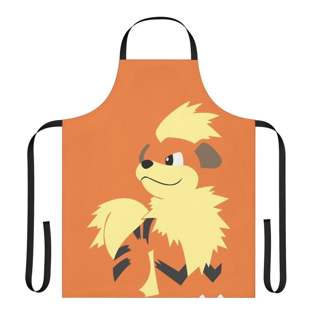 Growlithe-themed apron featuring the popular Pokémon character