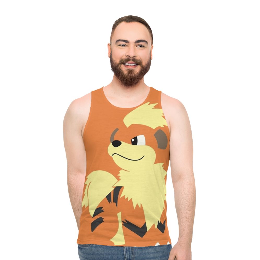 Growlithe Pokemon Unisex Tank Top