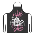 Grunge band-themed apron with Babes in Toyland-inspired design