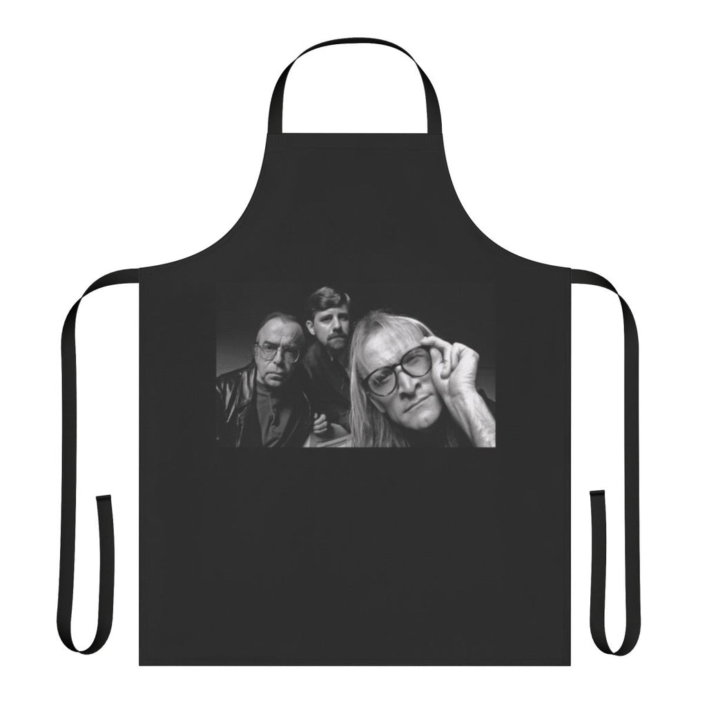 Grunge-style apron featuring X-Files Lone Gunmen design