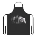 Grunge-style apron featuring X-Files Lone Gunmen design