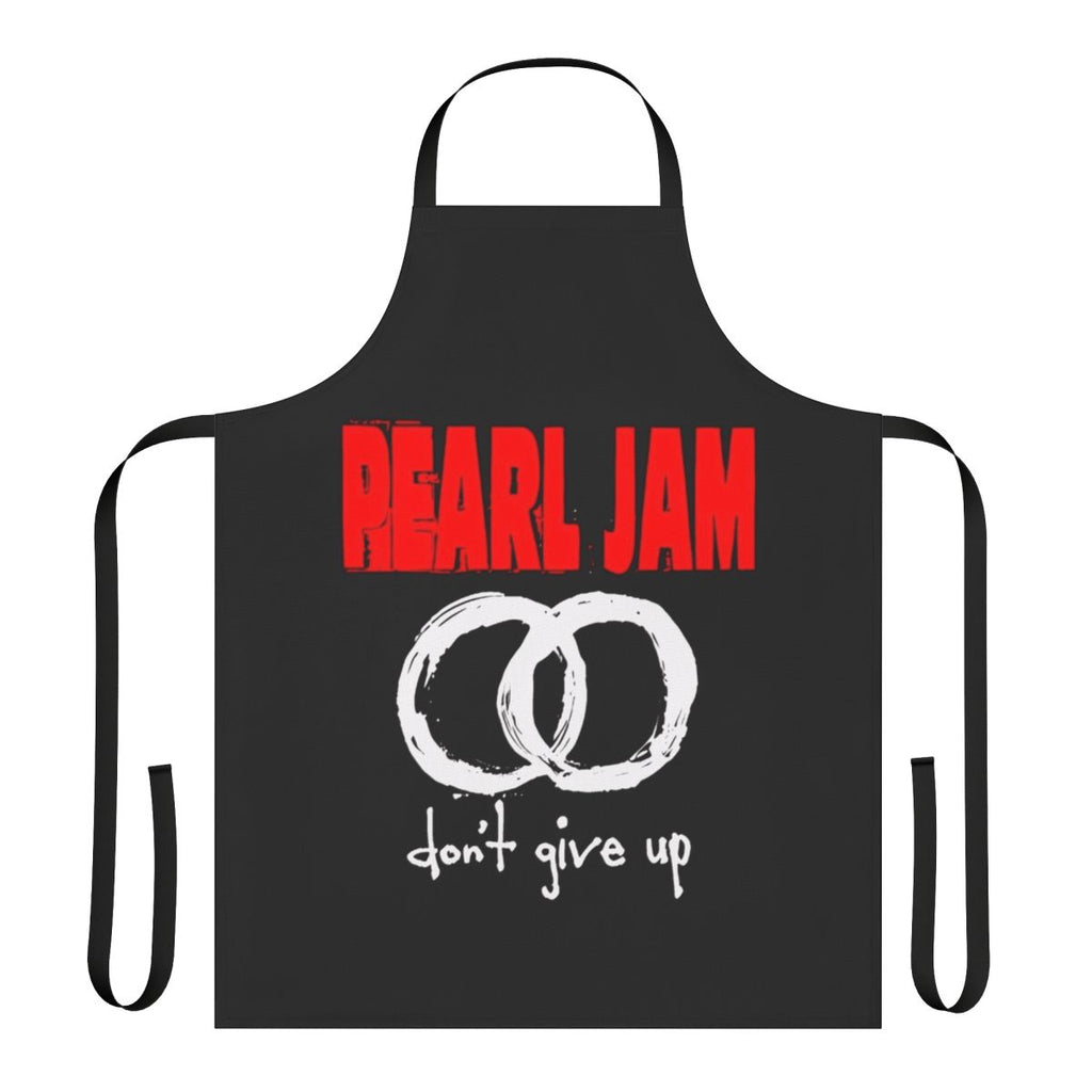 "Apron featuring the iconic Pearl Jam band logo and design"