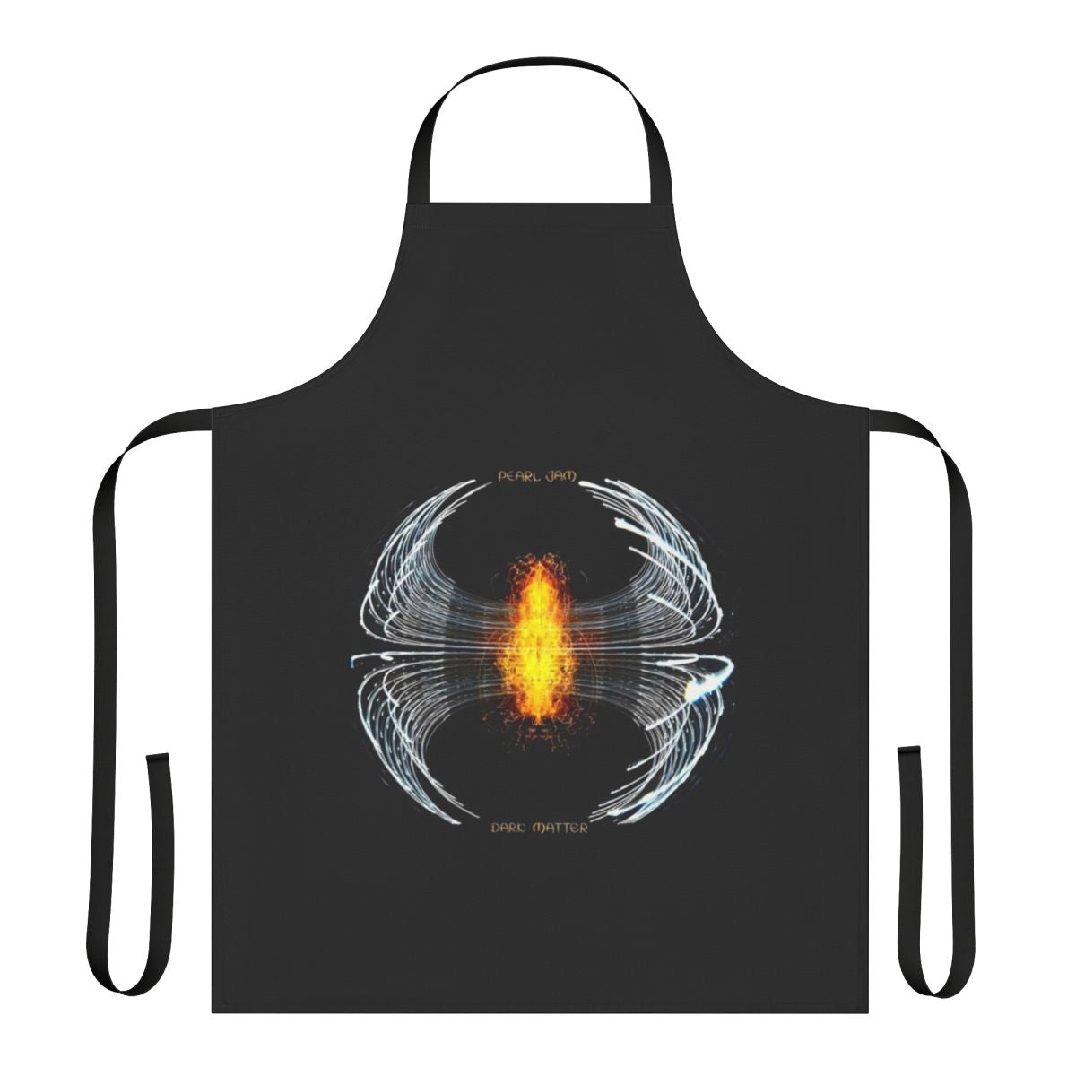 Pearl Jam inspired apron with grunge music and 90s Seattle punk design