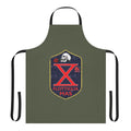 Grunge style apron featuring X Decima Flottiglia Mas inspired design