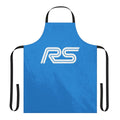 Grunge-style Ford RS logo printed on a durable, high-quality apron for car enthusiasts.