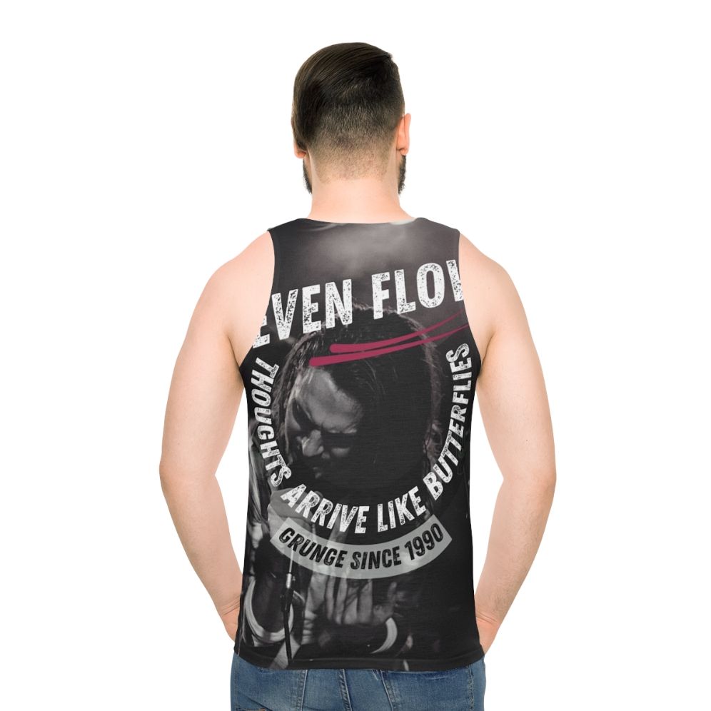 Unisex grunge tank top featuring Pearl Jam's 'Even Flow'