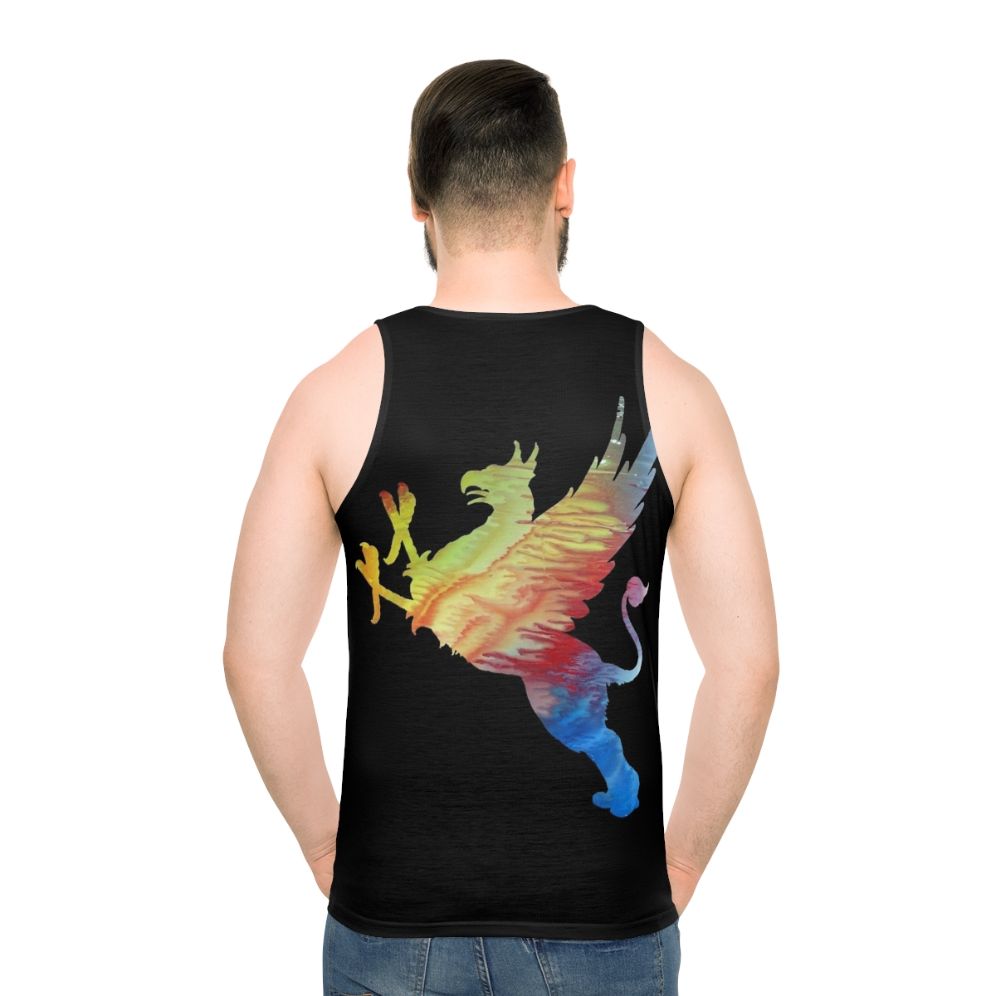 Gryphon unisex abstract watercolor tank top