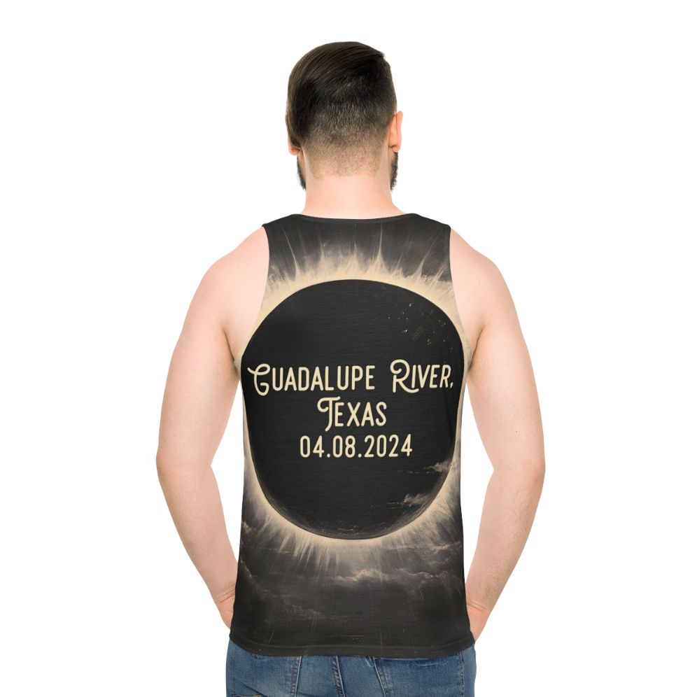 Guadalupe River Texas Total Eclipse Unisex Tank Top