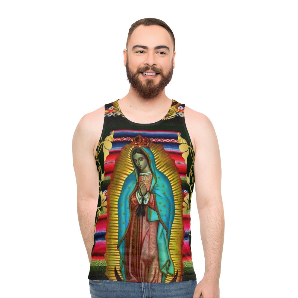 Guadalupe Virgin Mary Catholic Mexican Tank Top