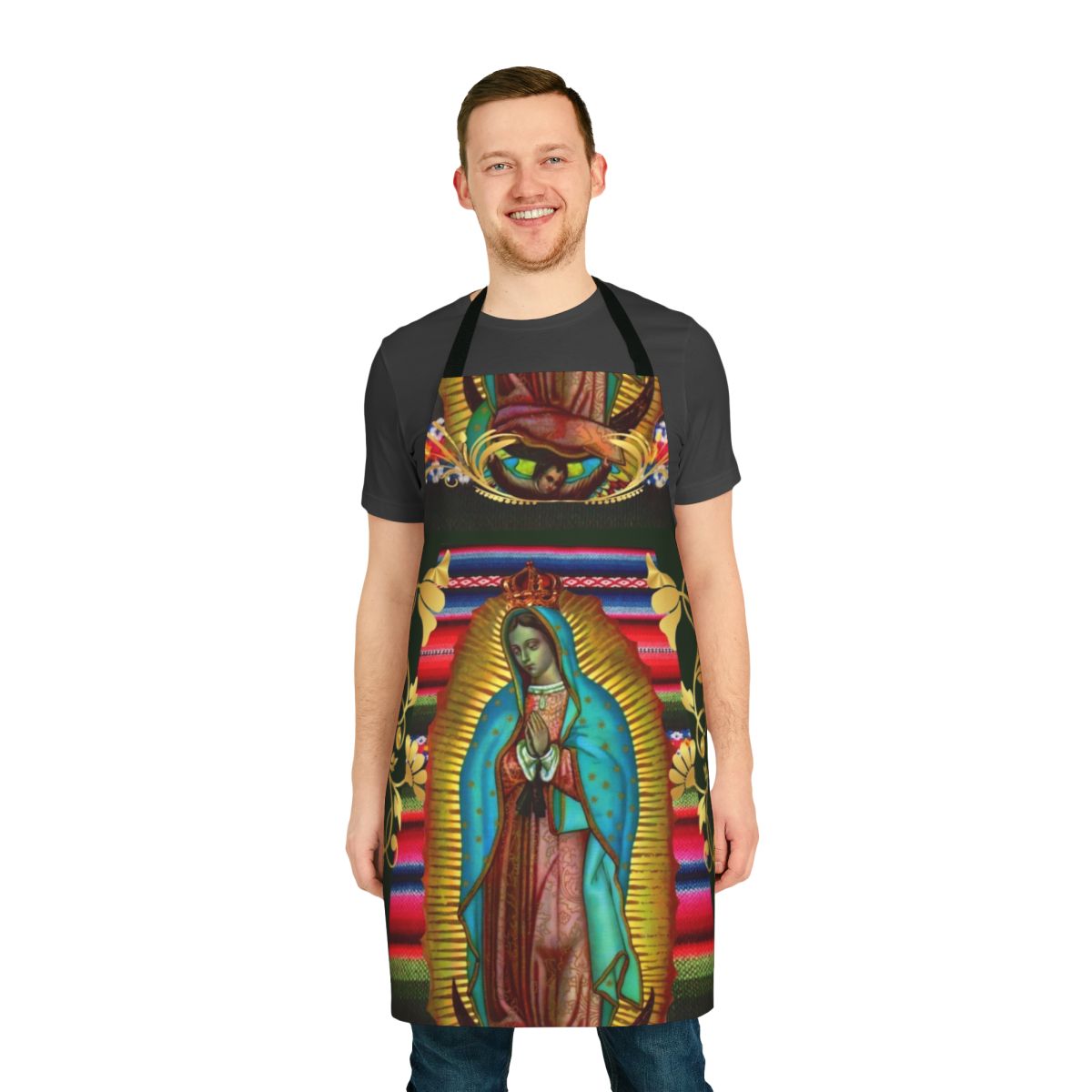 Guadalupe Virgin Mary Inspired Apron