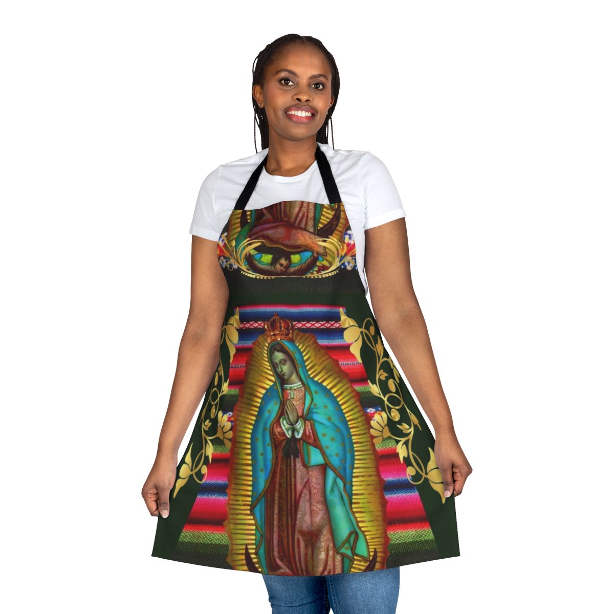 Guadalupe Virgin Mary Inspired Apron