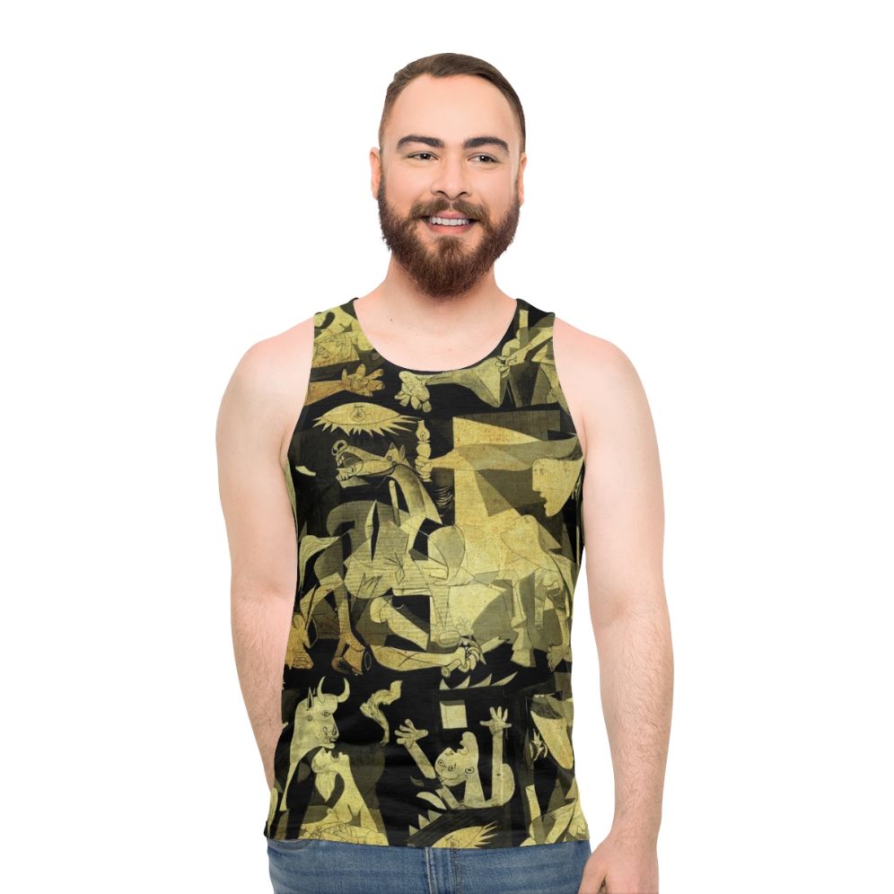 Guernica 1937 Unisex Tank Top by Pablo Picasso