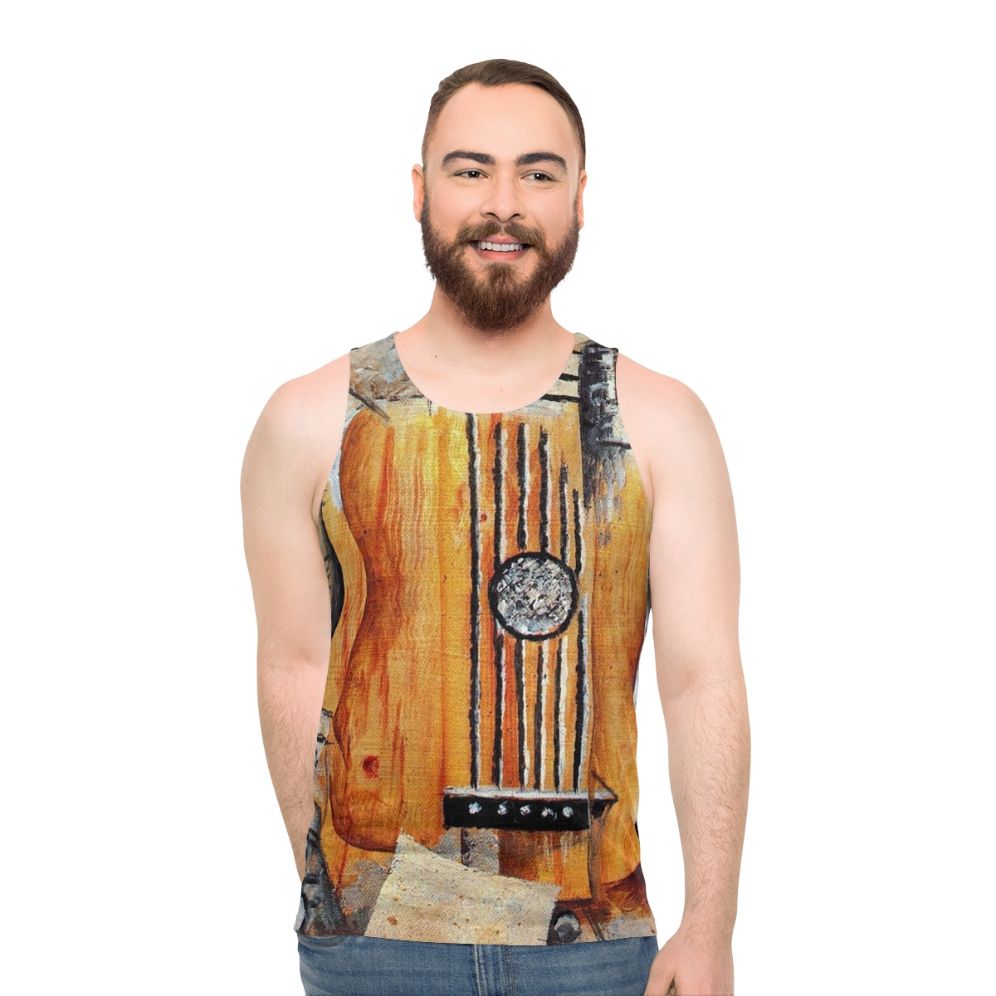 Guitar Classic Painting Unisex Tank Top