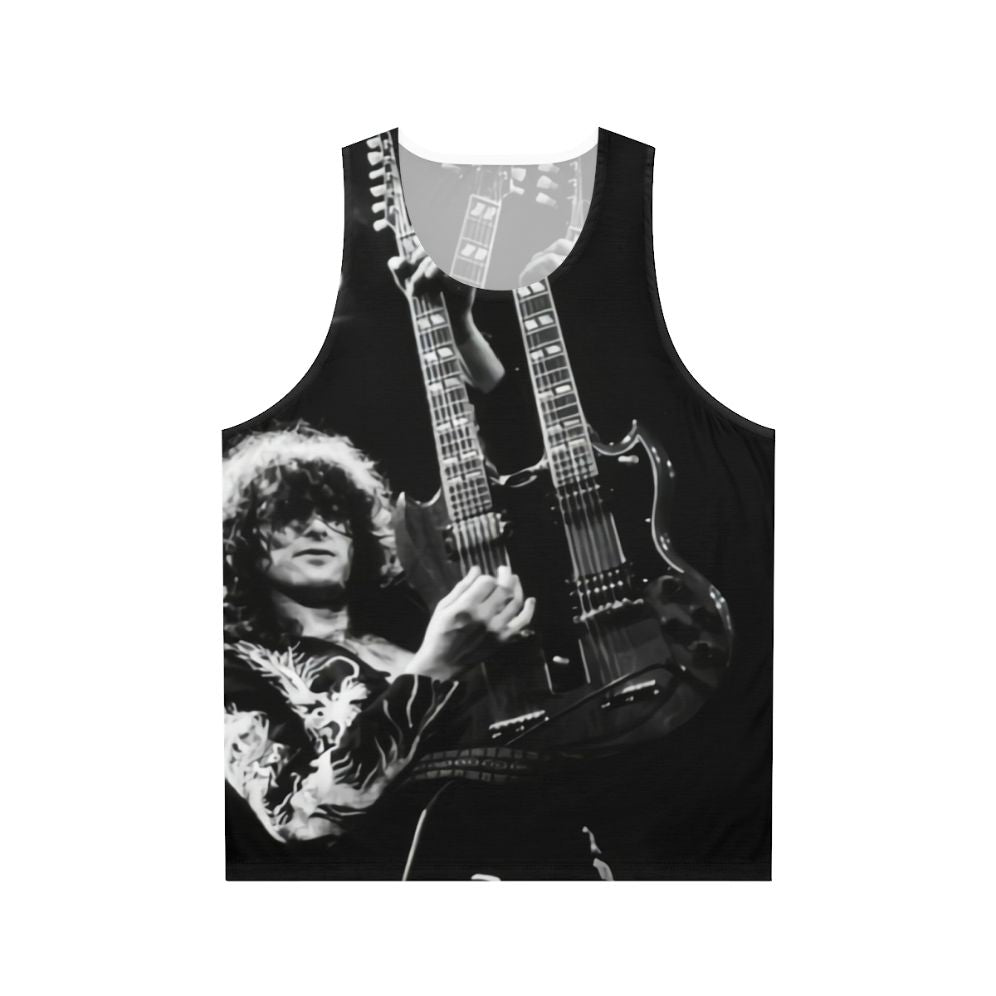 Unisex guitar music concert tank top